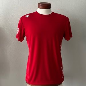England Triathlon Short Sleeve Red Shirt Men’s Medium???